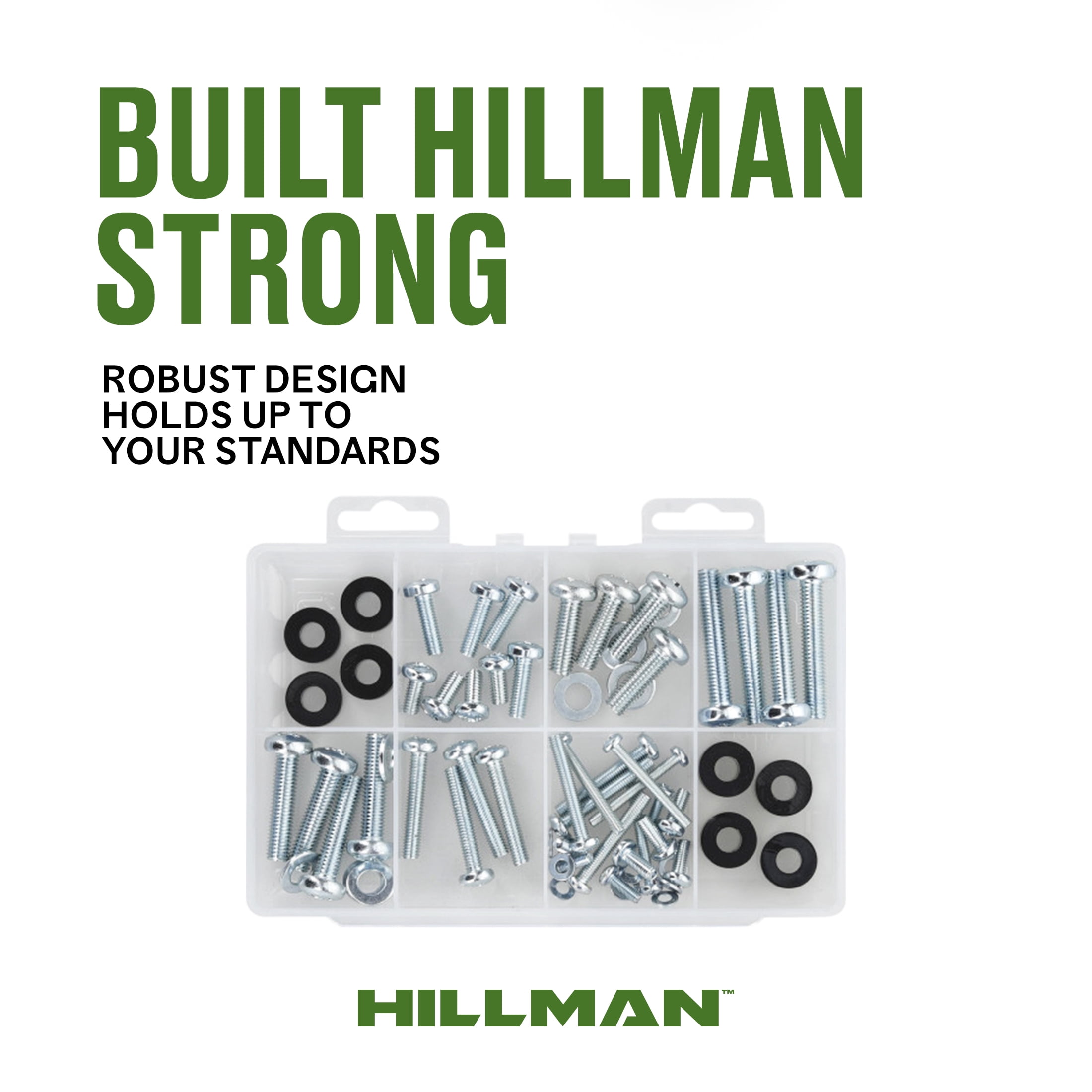 Hillman TV Mounting Kit, Nylon and Steel Materials, 64 Pieces