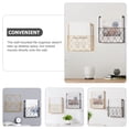 thumbnail image 2 of LABSERRON 4-Pack Hanging Wall File Organizer for Documents, Magazines, and Office Storage, and Space-Saving, 2 of 8