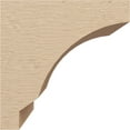 thumbnail image 3 of 8"W x 8"D x 8"H Wide Moab Rough Cedar Woodgrain TimberThane Corbel, Primed Tan, 3 of 6