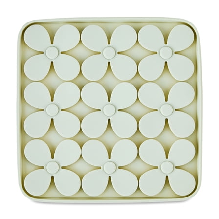 Vibrant Life Silicone Shamrock Snuffle Mat, Gray, 8" x 8"