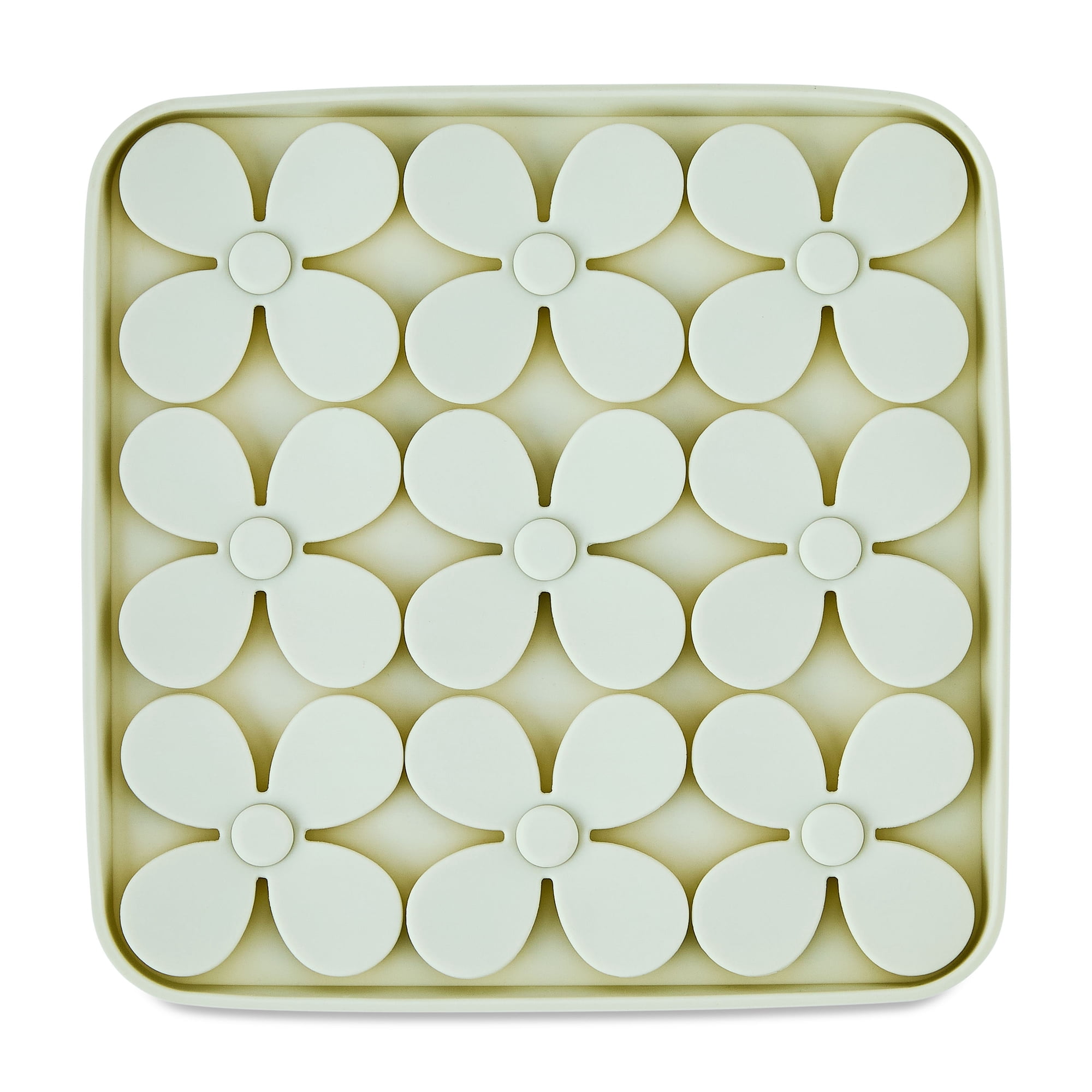 Vibrant Life Silicone Shamrock Snuffle Mat, Gray, 8" x 8"