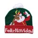 thumbnail image 2 of Gorro de Navidad para Mujer y hombre Yinane Con Luces LED verde, 2 of 5