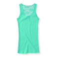 thumbnail image 2 of Camiseta sin mangas Aeropostale con espalda de encaje para mujer verde pequeña, 2 of 2