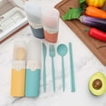 thumbnail image 5 of Travelwant Portable 4-Piece Reusable Cutlery Set with Storage Box Handles, 5 of 7