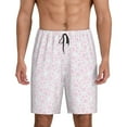 thumbnail image 3 of Lsque Cat Paw Mens Sleep Pajama Shorts,Short Pajama Pants, Cotton Ultra-Soft Knit-Small, 3 of 9