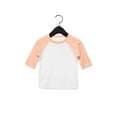 thumbnail image 1 of Bella + Canvas Toddler 3/4-Sleeve Baseball T-Shirt, 1 of 1