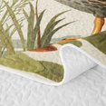 thumbnail image 5 of Manfei Wild Duck Print Quilt Full,Farmhouse Mallard Full Bedspread Sets,3-Piece,1 Coverlet and 2 Pillowcases, 5 of 7
