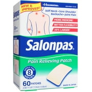 Salonpas Pain Relief Patches 60 ea (Pack of 6)