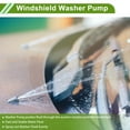thumbnail image 3 of Unique Bargains Windshield Washer Pump with Rubber Ring for FORD CROWN VICTORIA 2000-2009 Washer Fluid Pump Windshield Wiper pump No.7R3317664DA/8C3Z17664A Black 1 Pc, 3 of 7