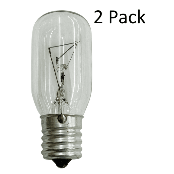 2 Pk, Microwave Exterior Light Bulb 125V for Whirlpool, AP4512653, 8206232A