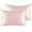 Light Pink, variant on Ntbay 2 Pack Silky Satin Standard Pillowcases for Hair and Skin, Luxury and Soft Pillow Cases with Envelope Closure, 20" x 26", Black