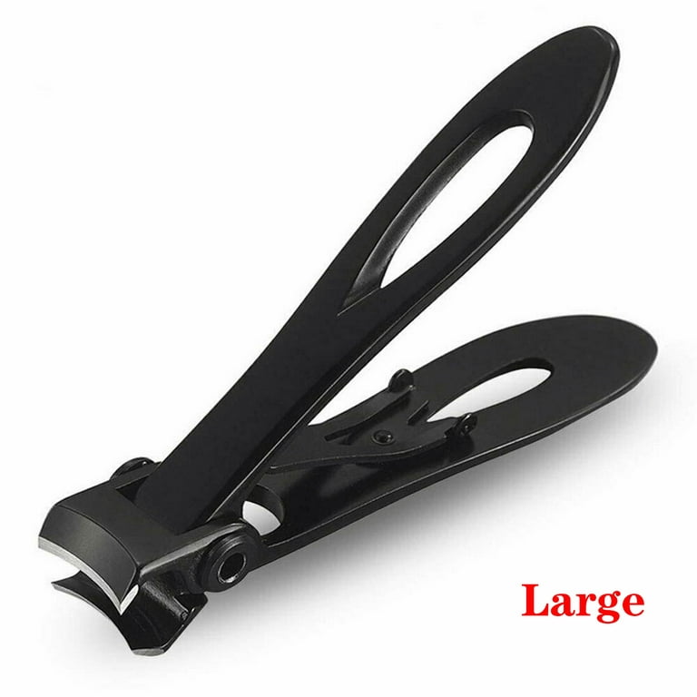 Nail Clippers for Thick Nails, Wide Jaw, Curved Blade – Sharp