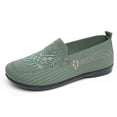 thumbnail image 3 of CAIXAI Walking Shoes with Wide Width Wide Toe Box Shoes Women Casual Mesh Knitted Woven Women Sock Sneakers Slip-On Arch Support Mary Jane Flats Women Hands Free Workout Gym Shoes, 3 of 8