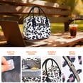 thumbnail image 2 of Mziart Cute Lunch Bag Insulated Lunch Box for Women Men Work Picnic, Reusable Lunch Tote Cooler Bag, Beige Leopard, 2 of 7