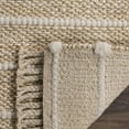 thumbnail image 4 of SAFAVIEH Natural Fiber Carrie Braided Area Rug, Ivory, 2' x 3', 4 of 6