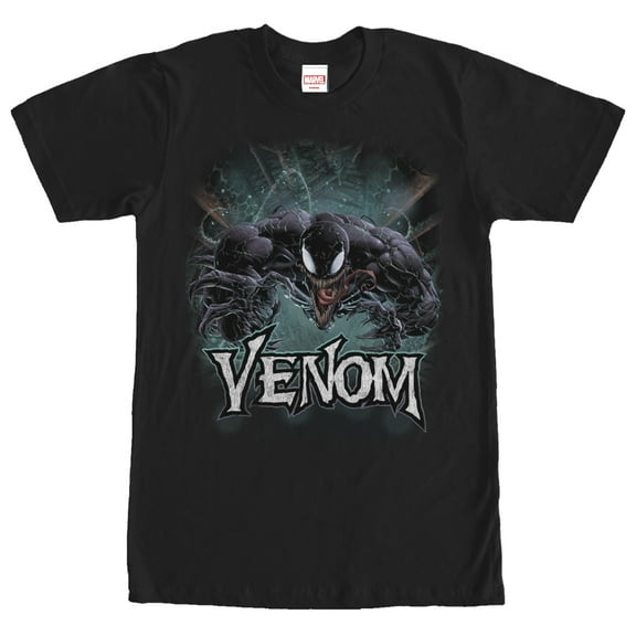 Men's Marvel Venom Jumps  Graphic Tee Black X Large