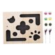 thumbnail image 4 of Juguete Interactivo para Gatos Caja de Entretenimiento Mental con Bolas Resistente al Desgaste Fabricado en Madera y Pp Que Fomenta el Aprendizaje, 4 of 9