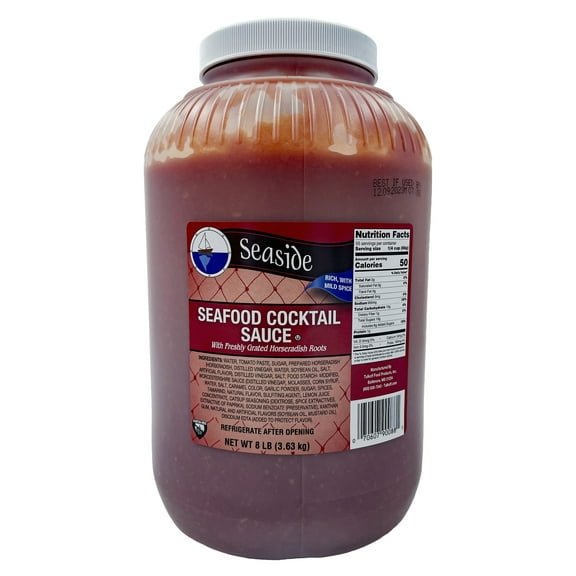 Seaside Seafood Cocktail Sauce | Rich with Mild Spice | Kosher | 8 lb