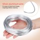 thumbnail image 3 of GOOHOCHY De Aluminio Para Manualidades Plateado Fácil De Moldear Ideal Para Bisutería Y, 3 of 7