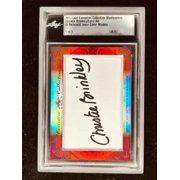 Christie Brinkley Carol Alt 2017 Leaf Masterpiece Cut Signature card 1/1 JSA SI Swimsuit