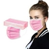 Cotonie 30PCS Women Man Solid Mask Disposable Face Mask 3Ply Ear Loop Anti-PM2.5 Mask