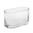 thumbnail image 4 of 6.9” Oval Clear Glass Vase by Ashland - Decorative Vase for Weddings - Parties - and Home Decor - Bulk 12 Pack, 4 of 4