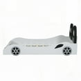 thumbnail image 6 of [Eye-Catching Race Car] Restonic Wood Twin Race Car Bed | LED & Upholstered, 6 of 15