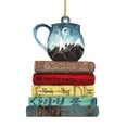 thumbnail image 2 of Oefntac Bookcase Pendant Decoration Bookcase Hanging Tag Christmas Tree Pendant Bookcase Hanging Tag Features:, 2 of 6