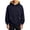 Navy, variant on Chiccall Mens Hoodie Long Sleeve Colorblock Hooded Sweatshirts Outdoor Casual Athletic Loose Fit Sweatshirts with Pocket