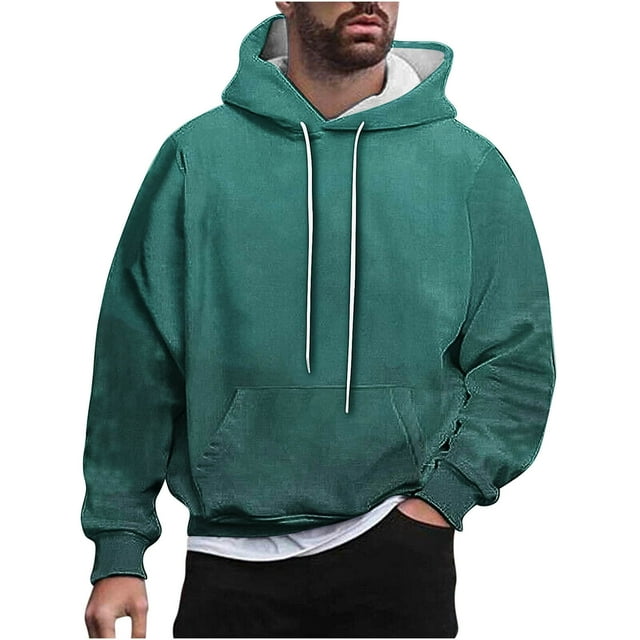 Rbaofujie Sweat à Capuche pour Hommes Pull Décontracté Mode Col Rond Imprimé Manches Longues Hauts Chandail en Molleton Chemises Décontractées pour Hommes