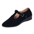 thumbnail image 3 of HAJWOH Womens Mary Jane Shoes 2026 Slip on Dressy Ballet Shoes for Women Non-Slip Comfortable Flats for Casual Formal Work School Office Walking Black 36, 3 of 4
