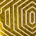 thumbnail image 3 of Plutus Goldenrod Velvet Gold Geometric Luxury Throw Pillow Double sided 12" x 20", 3 of 3