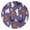 Purple Halloween Ghosts, variant on Purple Halloween Pattern Round Blanket,Comfortable Soft Flannel Throw Blanket,All Season,Warm Lightweight Blankets for Sofa Bed Couch Living Room Chair 47"x47"