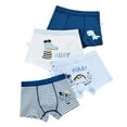 thumbnail image 1 of YAZI Little Boys' Cotton Brief Soft Underwear Multipack, 1 of 8