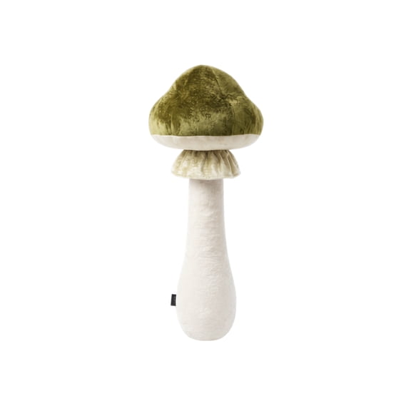 Plush Mushroom Throw Pillow Soft Velvet Forest Themed Decorative Stuffed Toys for Home Nursery Decor Whimsical Gift 33.5 Inch 1 Pack