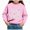 H290-Pink, variant on TOWED22 Girl's Sweatshirt Oversized Cute Graphic Crewneck Long Sleeve Pullover Tops,3Y