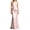Pink, variant on EliteGoogv Womens Bodycon Dresses One Shoulder Asymmetric Ruched Long Dresses For Women Slim Fit Satin Formal Evening Party Dresses White