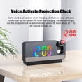 thumbnail image 5 of Leyfeng Projection Alarm Clock Digital Clock with 180° Rotatable Projector Clear Colorful Large LED Display 12/24H Temperature Monitor Projector Clock for Bedroom Ceiling, 5 of 6