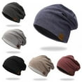 thumbnail image 5 of Knit Beanies Spring Winter Hats for Men and Women Casual Lightweight Soft & Stretchy Daily Ribbed Lightweight Toboggan Cap, 5 of 7
