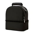 thumbnail image 2 of WUXIAB&nbsp;Double-Layer Bag,Portable Fresh-Keeping Breast Milk Bag,Maternity Commuting Travel Bag,Breast Bottle Essentials Organizer,Lightweight On-The-Go Mom Bag,Clean Separated Gear Storage Black, 2 of 6
