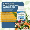 thumbnail image 4 of Shiny Leaf Bariatric Multivitamin with Iron - 45 mg for Gastric Bypass, Sleeve Gastrectomy, Roux-en-Y, Duodenal Switch - 22 Vitamins & Minerals, ASMBS Compliant, Vegetarian, Made In USA, GMP, 30 Ct., 4 of 9