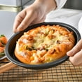 thumbnail image 3 of Round Pizza Pan Non Stick Bakeware Pizza Pan Heavy Duty Carbon Steel Pizza Pan for Restaurant, 3 of 9