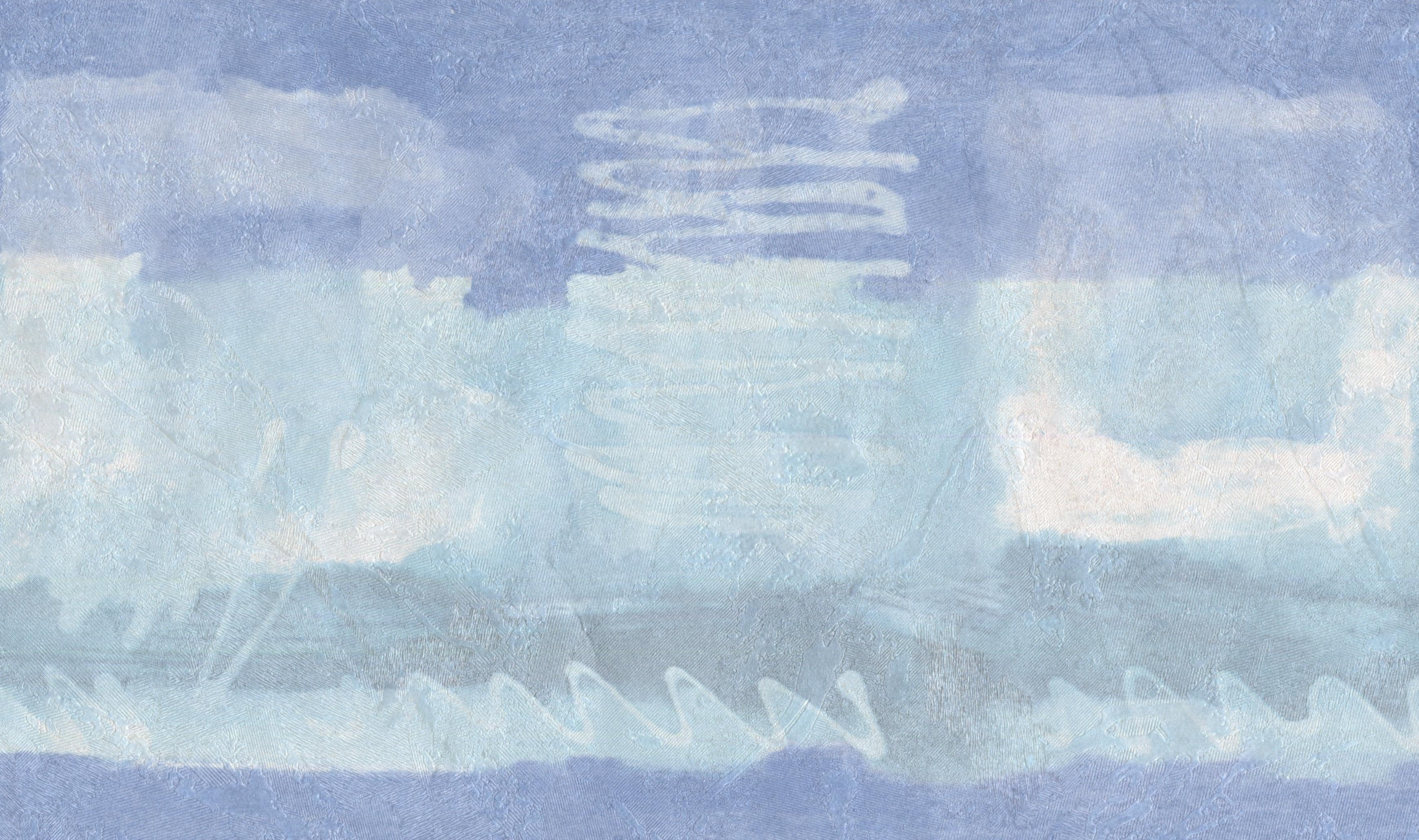 Wallpaper Border Blue White Abstract Wall Border Paint by Design