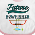 thumbnail image 4 of Inktastic Future Bow Fisher Hunting Fishing Boys Baby Bib, 4 of 4