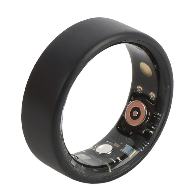 Smart Ring, IP68 Water Proof Step Counter Smart Ring Page Turning Stainless Steel for Hiking 7,8,9,10,11,12,13