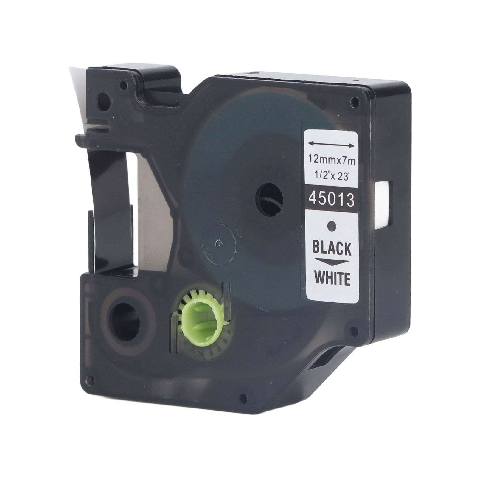 Label Tape, Label Maker Tape Replacement 12mm Lasting For Utensil Black