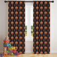 thumbnail image 5 of Blackout Kids Curtains,Halloween Pumpkin & Bones Pattern Childrens Insulated Curtains Set Of 2,Bedroom Essentials,Toddler Room Decor 42"x84", 5 of 5
