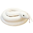 thumbnail image 2 of Snake Plush Stuffed Animal Python Pillow Doll Fake Snake Home Carnival Valentine's Day Decorations 3.6 FT (White), 2 of 6