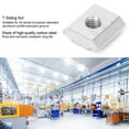 thumbnail image 1 of T Nut T Slot Nut Silver Carbon Steel 30Pcs 30 Series T Slot Nuts Set Aluminum Threaded T Sliding Nut Block FastenersM6, 1 of 7