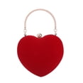 thumbnail image 4 of Party Clutch Purse Cute Heart Shaped Women Handbag Evening Bags, 4 of 6